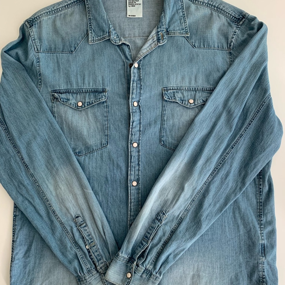H&M Denim Botton Down